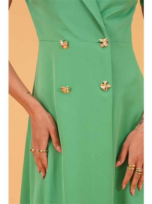 Abito in crepe GM by Gai Mattiolo | GM3741VERDE